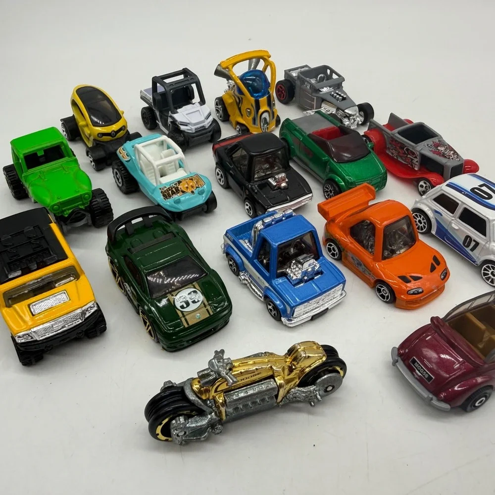 Hot Wheels Matchbox Diecast Car Lot 16pc Dodge Charger Toyota Supra Mini Used